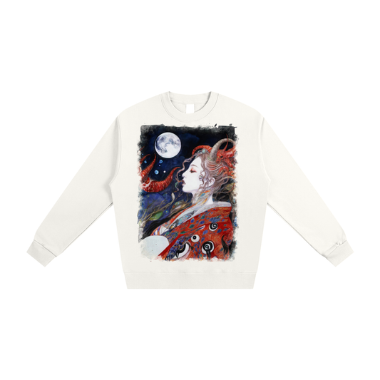 A Celestial Sorceress in the Moonlit Realm #1 | Heavyweight Essential Sweatshirt