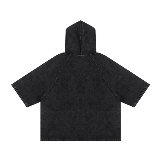 Curse of Gilded Wealth, Worms of Dark Desire #2 | Snow Washed Hooded Boxy T-Shirt