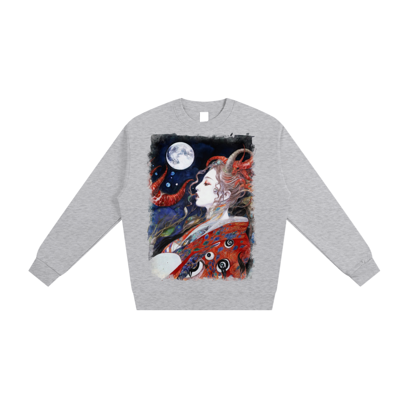 A Celestial Sorceress in the Moonlit Realm #1 | Heavyweight Essential Sweatshirt