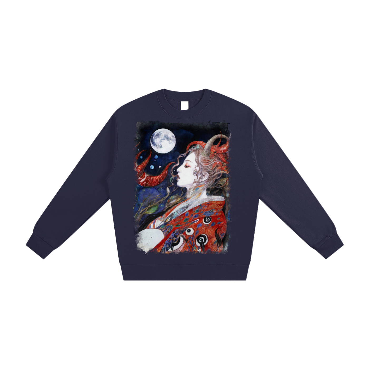 A Celestial Sorceress in the Moonlit Realm #1 | Heavyweight Essential Sweatshirt