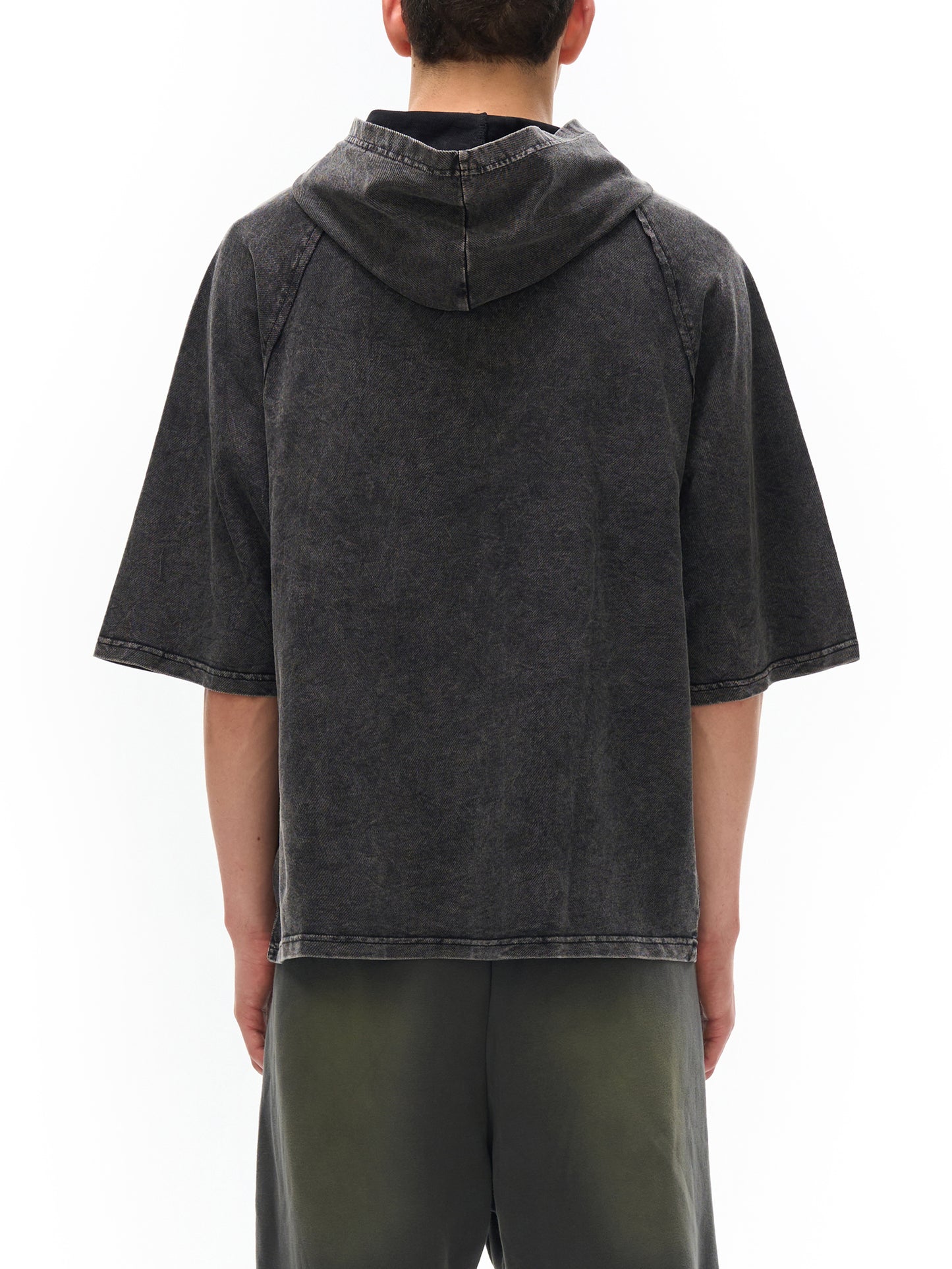 Curse of Gilded Wealth, Worms of Dark Desire #1 | Snow Washed Hooded Boxy T-Shirt