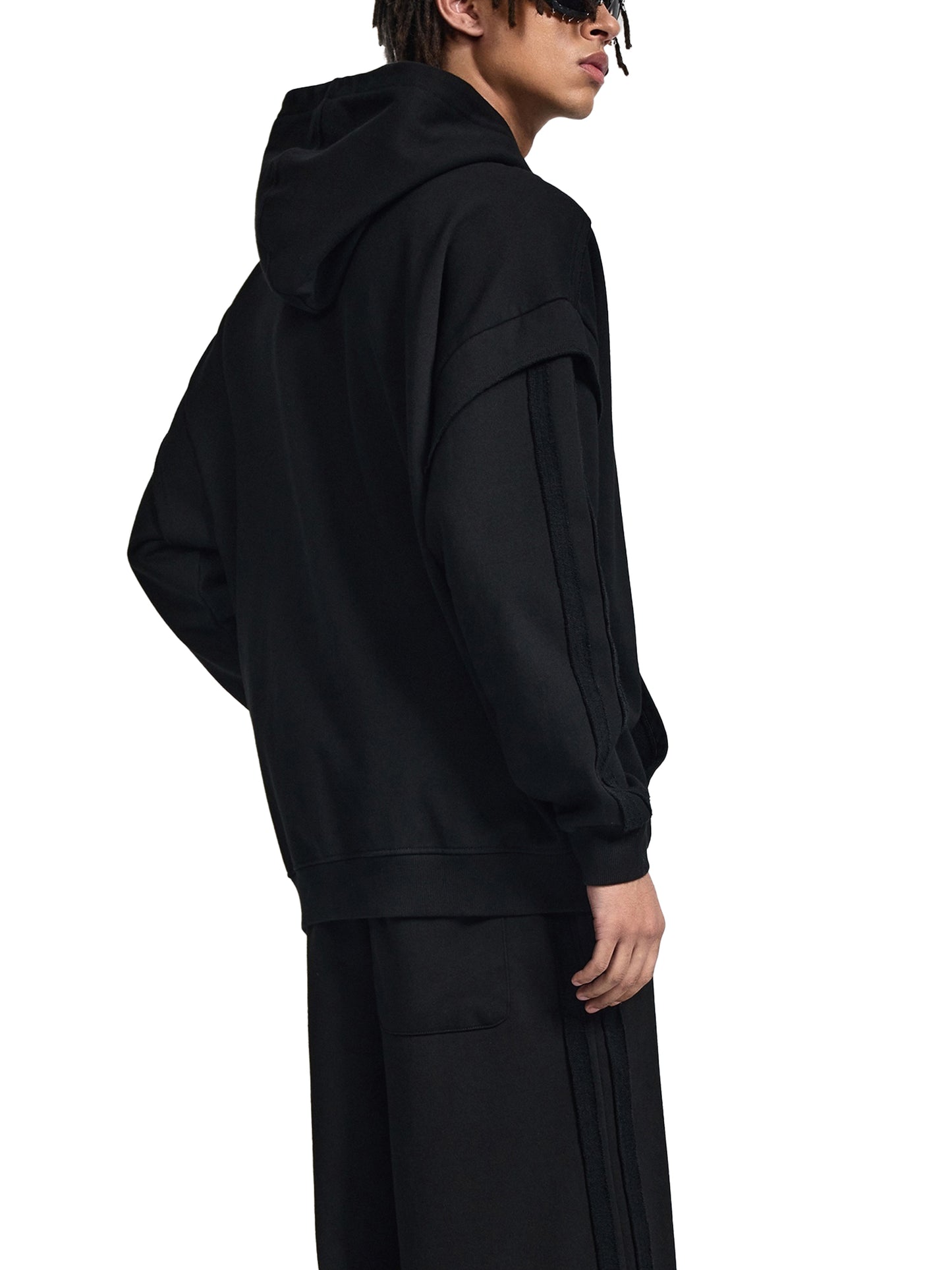 Defiant Princess: A Dragon Girl’s Summer Heartbreak | Contrast Tape Raw Edge Double Layered Hoodie